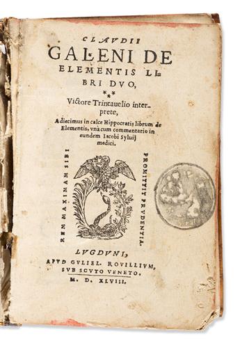 Galen (129-circa 210 CE) De Compositione Medicamentorum per Genera Libri Septem.